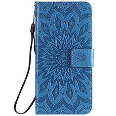 Custodia Portafoglio In Pelle Cover con Supporto L01 per Nokia 2.3 Cielo Blu