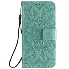 Custodia Portafoglio In Pelle Cover con Supporto L01 per Nokia 2.3 Verde