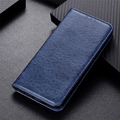 Custodia Portafoglio In Pelle Cover con Supporto L01 per Oppo A93 Blu