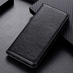 Custodia Portafoglio In Pelle Cover con Supporto L01 per Oppo F17 Pro Nero