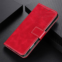 Custodia Portafoglio In Pelle Cover con Supporto L01 per Realme 6 Rosso