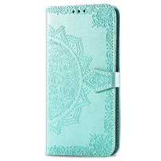 Custodia Portafoglio In Pelle Cover con Supporto L01 per Realme 6i Verde