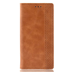 Custodia Portafoglio In Pelle Cover con Supporto L01 per Samsung Galaxy A21s Arancione