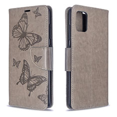 Custodia Portafoglio In Pelle Cover con Supporto L01 per Samsung Galaxy A51 5G Marrone