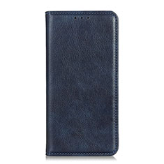 Custodia Portafoglio In Pelle Cover con Supporto L01 per Samsung Galaxy M01 Core Blu