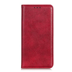 Custodia Portafoglio In Pelle Cover con Supporto L01 per Samsung Galaxy M01 Core Rosso