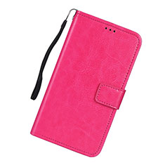 Custodia Portafoglio In Pelle Cover con Supporto L01 per Samsung Galaxy M80S Rosa Caldo
