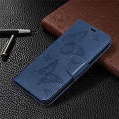 Custodia Portafoglio In Pelle Cover con Supporto L01 per Samsung Galaxy S20 FE 2022 5G Blu
