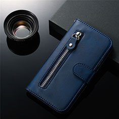 Custodia Portafoglio In Pelle Cover con Supporto L01 per Samsung Galaxy S20 Plus Blu