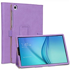 Custodia Portafoglio In Pelle Cover con Supporto L01 per Samsung Galaxy Tab S5e 4G 10.5 SM-T725 Viola