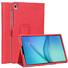Custodia Portafoglio In Pelle Cover con Supporto L01 per Samsung Galaxy Tab S5e Wi-Fi 10.5 SM-T720 Rosso
