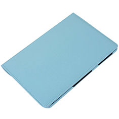 Custodia Portafoglio In Pelle Cover con Supporto L01 per Samsung Galaxy Tab S6 Lite 4G 10.4 SM-P615 Cielo Blu