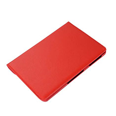 Custodia Portafoglio In Pelle Cover con Supporto L01 per Samsung Galaxy Tab S6 Lite 4G 10.4 SM-P615 Rosso