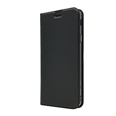Custodia Portafoglio In Pelle Cover con Supporto L01 per Sony Xperia 10 Nero