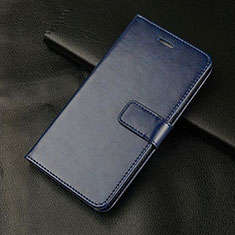 Custodia Portafoglio In Pelle Cover con Supporto L01 per Vivo X50 Lite Blu
