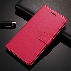 Custodia Portafoglio In Pelle Cover con Supporto L01 per Vivo X50 Lite Rosa Caldo