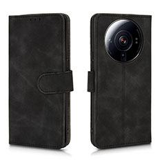 Custodia Portafoglio In Pelle Cover con Supporto L01 per Xiaomi Mi 12 Ultra 5G Nero