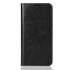 Custodia Portafoglio In Pelle Cover con Supporto L01 per Xiaomi Mi 9 Lite Nero