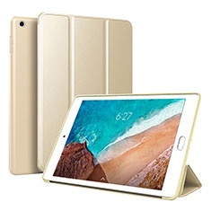 Custodia Portafoglio In Pelle Cover con Supporto L01 per Xiaomi Mi Pad 4 Plus 10.1 Oro