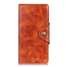 Custodia Portafoglio In Pelle Cover con Supporto L01 per Xiaomi Poco M2 Pro Arancione