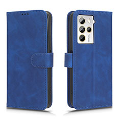 Custodia Portafoglio In Pelle Cover con Supporto L01Z per HTC U23 5G Blu