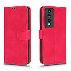 Custodia Portafoglio In Pelle Cover con Supporto L01Z per Huawei Honor 80 GT 5G Rosa Caldo
