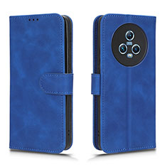 Custodia Portafoglio In Pelle Cover con Supporto L01Z per Huawei Honor Magic5 5G Blu
