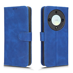 Custodia Portafoglio In Pelle Cover con Supporto L01Z per Huawei Honor Magic5 Lite 5G Blu
