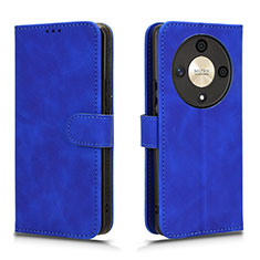 Custodia Portafoglio In Pelle Cover con Supporto L01Z per Huawei Honor Magic6 Lite 5G Blu