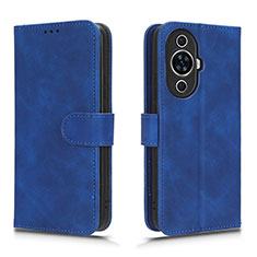 Custodia Portafoglio In Pelle Cover con Supporto L01Z per Huawei Nova 11 Blu