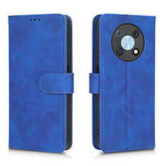 Custodia Portafoglio In Pelle Cover con Supporto L01Z per Huawei Nova Y90 Blu