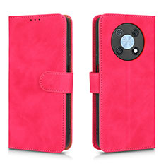 Custodia Portafoglio In Pelle Cover con Supporto L01Z per Huawei Nova Y90 Rosa Caldo