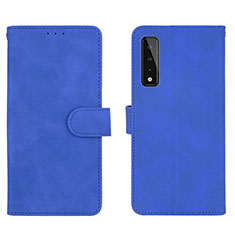 Custodia Portafoglio In Pelle Cover con Supporto L01Z per LG Stylo 7 Blu