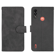 Custodia Portafoglio In Pelle Cover con Supporto L01Z per Motorola Moto E7 Power Nero