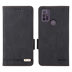 Custodia Portafoglio In Pelle Cover con Supporto L01Z per Motorola Moto G20 Nero