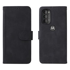 Custodia Portafoglio In Pelle Cover con Supporto L01Z per Motorola Moto G71 5G Nero