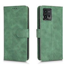 Custodia Portafoglio In Pelle Cover con Supporto L01Z per Motorola Moto G72 Verde