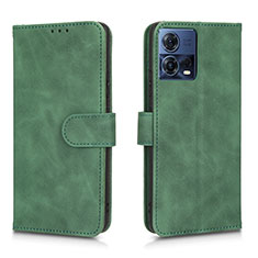 Custodia Portafoglio In Pelle Cover con Supporto L01Z per Motorola Moto S30 Pro 5G Verde