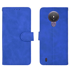 Custodia Portafoglio In Pelle Cover con Supporto L01Z per Nokia 1.4 Blu