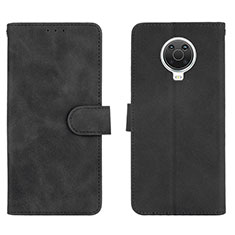 Custodia Portafoglio In Pelle Cover con Supporto L01Z per Nokia 6.3 Nero