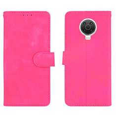 Custodia Portafoglio In Pelle Cover con Supporto L01Z per Nokia 6.3 Rosa Caldo