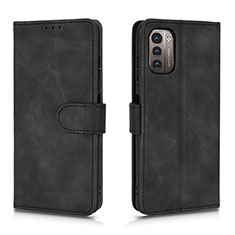 Custodia Portafoglio In Pelle Cover con Supporto L01Z per Nokia G11 Nero