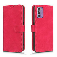 Custodia Portafoglio In Pelle Cover con Supporto L01Z per Nokia G310 5G Rosa Caldo