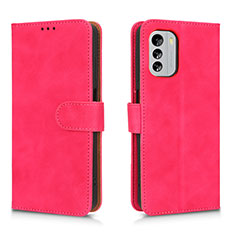Custodia Portafoglio In Pelle Cover con Supporto L01Z per Nokia G60 5G Rosa Caldo