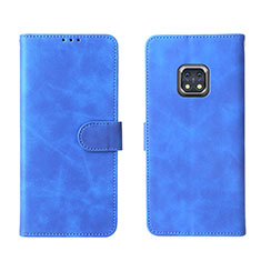 Custodia Portafoglio In Pelle Cover con Supporto L01Z per Nokia XR20 Blu