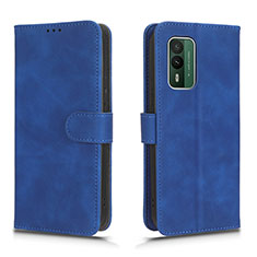 Custodia Portafoglio In Pelle Cover con Supporto L01Z per Nokia XR21 Blu