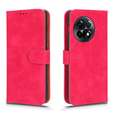 Custodia Portafoglio In Pelle Cover con Supporto L01Z per OnePlus 11R 5G Rosa Caldo