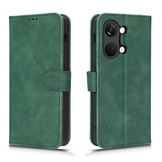 Custodia Portafoglio In Pelle Cover con Supporto L01Z per OnePlus Ace 2V 5G Verde