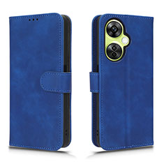 Custodia Portafoglio In Pelle Cover con Supporto L01Z per OnePlus Nord CE 3 5G Blu