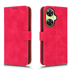 Custodia Portafoglio In Pelle Cover con Supporto L01Z per OnePlus Nord CE 3 5G Rosa Caldo